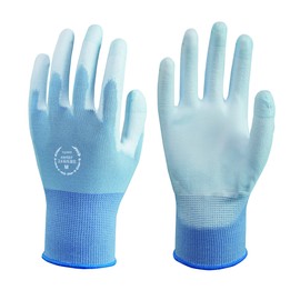 Towa Corporation Urethane Gloves, Comfortable Backless, 3 Fingertip Strengthening Set, Size M