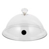 Yardwe Display Dome Cloche 8 Inches Lid Smoking Cloche Dome