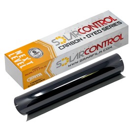 GAMA AUTOPARTS SOLARCONTROL Window Tint Car Film 40'' X 100FT Dyed Shade Roll Universal Fit Privacy 100 Percent UV Sun Block and Scratch Resistant (5 Percent Darkest Shade)