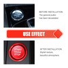 2 PCS Car Button Starter Cover, Ignition Ring Cover Interior