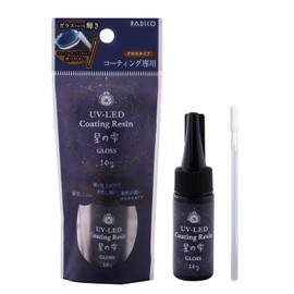 PADICO 403368 Liquid Resin, UV-LED Coating Resin, Star Drops, Gloss, 0.4 oz (10 g), Made in Japan