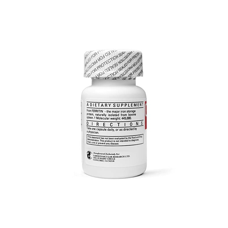 Cardiovascular Research Ferritin - Suplemento de hierro de máxima absorción