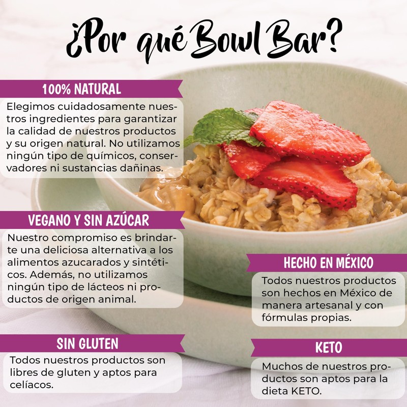 BOWL BAR | Granola De Coco 100% natural, vegana, Keto,
