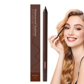 Eye Liner Pencil, 2-in-1 Retractable Eyeliner Smudge Proof Eye Liner Eyebrow Pencils Long-Lasting Beauty Makeup Smooth Eyebrow Pen for Women Girls