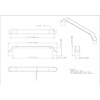 Elements 239-128SN Brenton Collection 128mm Center Scroll Cabinet Pull, Satin