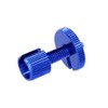 Adjusting Screw Blue Anodised for Bowden Cable, M6 x 22,
