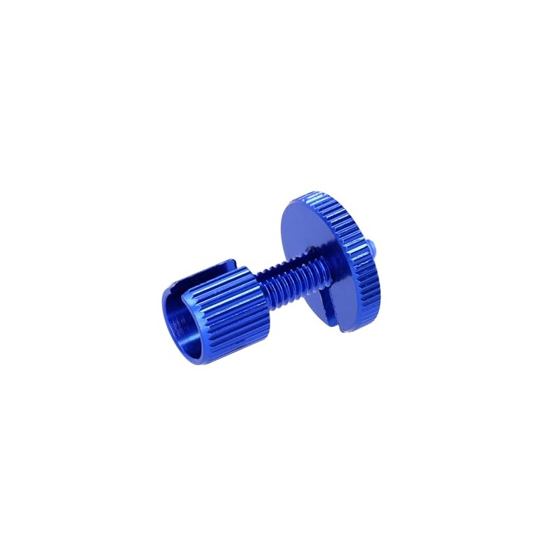 Adjusting Screw Blue Anodised for Bowden Cable, M6 x 22,