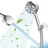 Hibbent High Pressure Shower Head with Handheld 10 Settings Spray