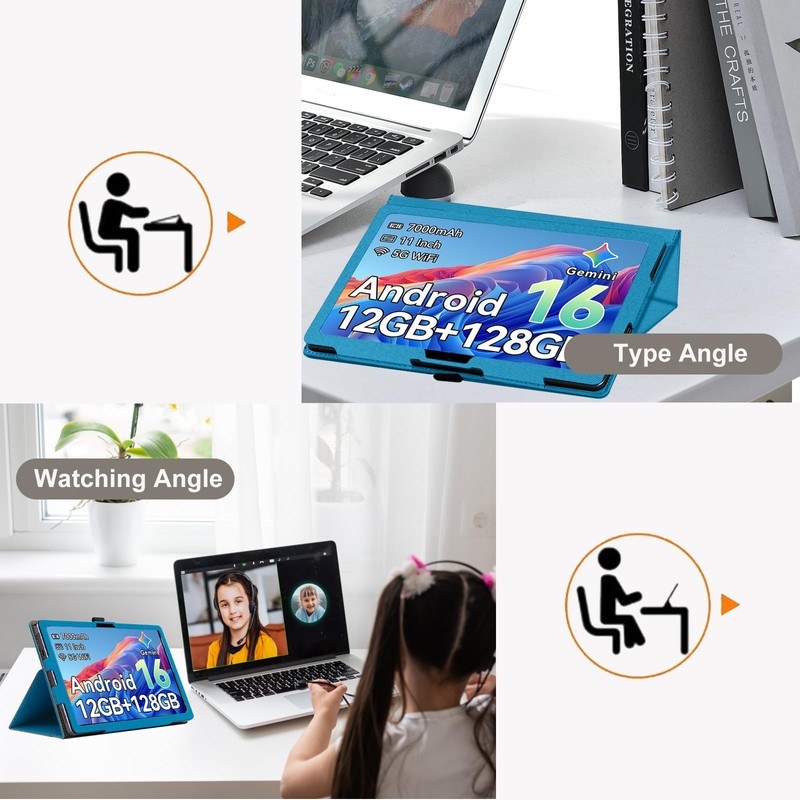 CONAPIKA Cover per Te CLAST P50T, Ultra Sottile Folio Magnetico