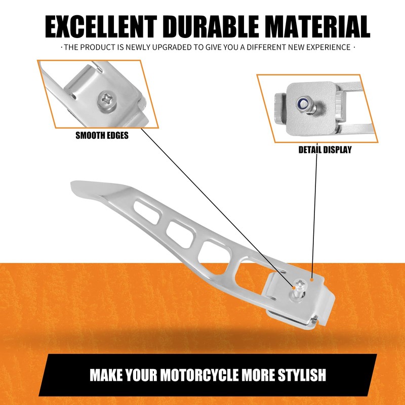 HCmotorku Motorcycle Kickstand Extension Kit Fit For Harley Dyna Street