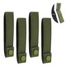 4 Pack Tactical Molle Webbing Straps,for MOLLE Attachment Strap Heavy-Duty