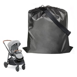 MDLSDE Travel Stroller Bag for Airplane, 52 × 50 × 20cm Small Stroller Pram Travel Bag Airplane Waterproof Dustproof Portable Universal for Family Trips Traveling Cover Large Storage Items for Infant