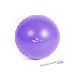 Yoga Studio Exercise Fitness Stability Gym Yoga Pilates Balls (8" Inch Purple)