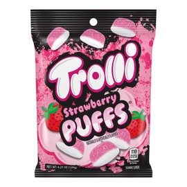 Trolli, Strawberry Puffs, Gummi Candy, 4.25 Ounce