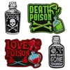 BPA Pack of 4 iron-on patches, iron-on patches, iron-on patches