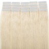 22" Tape in Hair Extensions Human Hair [2.5g*20pcs] #60 Platinum