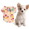 Dog Fruit Print Shirt Breathable Cool Fashionable Cute Pet Clothes