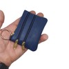 FIONCCI Mini Wallet for Men and Women Genuine Leather with