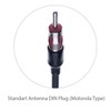 Keple Aftermarket Radio Antenna Adaptor Vehicle Aerial Stereo to DIN
