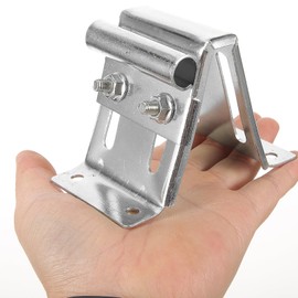 ARTIBETTER 2pcs Garage Door Adjustable Top Bracket, Garage Doors Fixture Bracket, Door Supply Roller Brackets for Garage Door Hinge Scroll Wheel