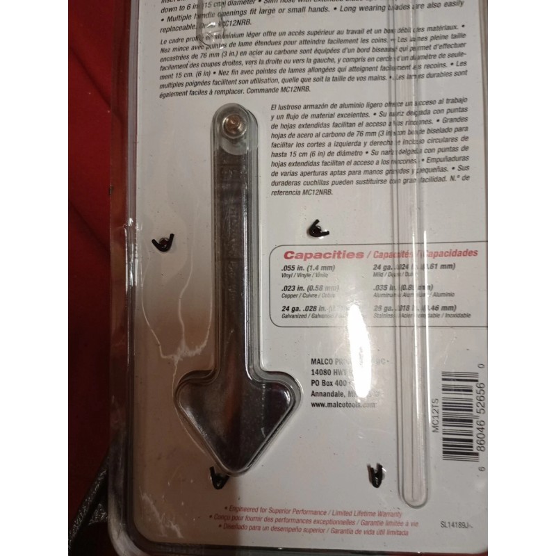 Malco MC12N 12 in. Aluminum Combination Snip