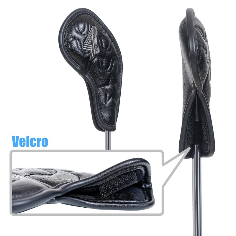 10ps/set Star Iron Headcover set Protector Velcro Closure For Right