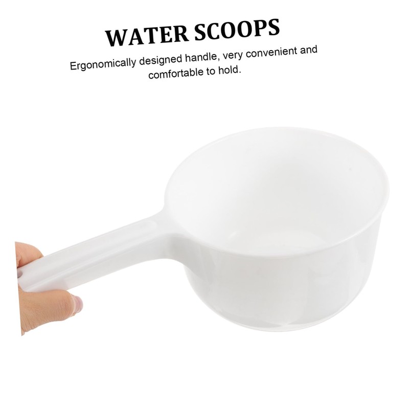 Mobestech 3Pcs Household Water Dippers Ergonomic Multi Function Water Scoops