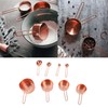 8Pcs Stainless Steel Measuring Cup Spoon Set with Scales Home