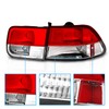 AmeriLite For 1996-2000 Honda Civic Coupe Crystal Clear Red Replacement