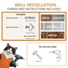 INICIO Cat Wall Shelves - Modern and Durable 3 Step