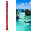 180x15cm Scuba Diving Surface Marker Buoy High Visibility Inflatable Surface