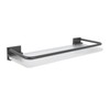 30cm Bathroom Wall Mounted Shelf Space Aluminum Acrylic Towel Rack