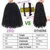 ZRQ 12 Inch Micro Twist Crochet Hair Bob Crochet Braids