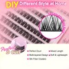 Riya DIY Lash Clusters 140Pcs with Eyelash Extenisons Kit, and