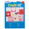 Baker Ross AX816 Heart Stencils - Pack of 8, Washable