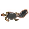 Turtle Trinket Boxes Handcrafted Hand Painted Rhinestones Hinged Trinket Boxes