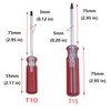 8-Piece Magnetic Torx Screwdrivers Set, Antrader T8、T9、T10、T15 Torx 3mm Security