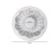 Innova Market Molde De Silicón Floral Gelatina Pan