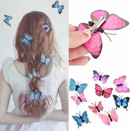 Elegant Butterfly Hair Clip Hairpin Fashion Wedding Accessory Styling E Type BL08881 100ea