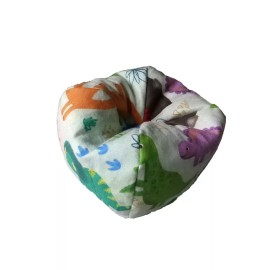 Handmade MEDIUM  bean bag beanbag chair for 15" Wellie Wisher BJD doll Dinosaur Theme