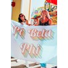 Phi Sigma Sigma - Sorority Letter Flag (Retro Design)