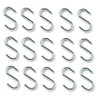 Merriway BH04903 (50 Pcs) Kitchen S-Hook Steel BZP 25mm 2.4mm
