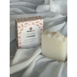 4-Pack Coconut Soap | Handmade, All-Natural, Cold-Processed, Vegan | Nourishing Cleanse for Face & Body, Suitable for All Skin Types, For Men & Women (4 x100grams / 4 x 3.5oz)