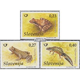 Prophila Collection Slovenia 685-687 (complete edition) 2008 amphibians and reptiles (stamps for collectors) amphibians / reptiles / saurs