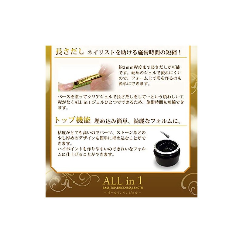 [mo-doderaka-sa] Nail [Industrial Gel] nonsandyino-ruinwanjeru 15 G Out Off Out Off