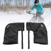 One Pair Bike Handlebar Gloves Waterproof Reflective Bike Handlebar Hand