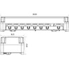 Regulating terminal strip / 230 V / for 6 and