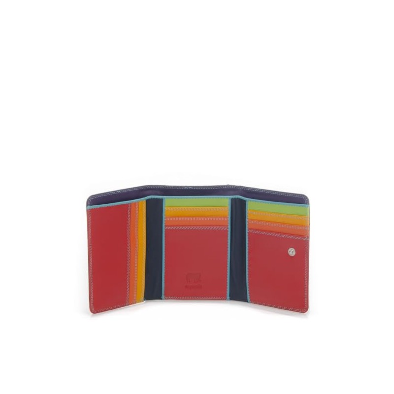 mywalit Medium Tri-fold Wallet Leather 12 cm, Black Pace, Compact