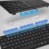 B.FRIENDIT Wired USB Keyboard, Comfortable Quiet Chocolate Keys, Durable Ultra-Slim