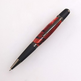 Legacy Woodturning, Viceroy Pen Kit - Gun Metal and Matte Black Chrome, 6 Pack